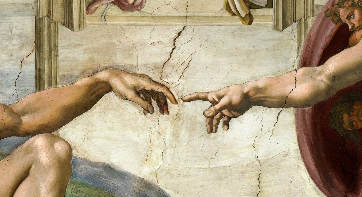 Die Erschaffung Adams - Michelangelo